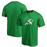 Men's San Jose Sharks Fanatics Branded St. Patrick's Day White Logo T-Shirt Kelly Green FengYun,baseball caps,new era cap wholesale,wholesale hats